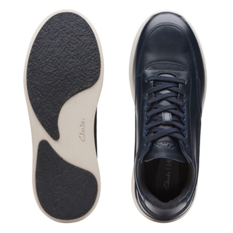 Race Lite Encaje Cuero Azul Marino Cuero Azul Marino Clarks