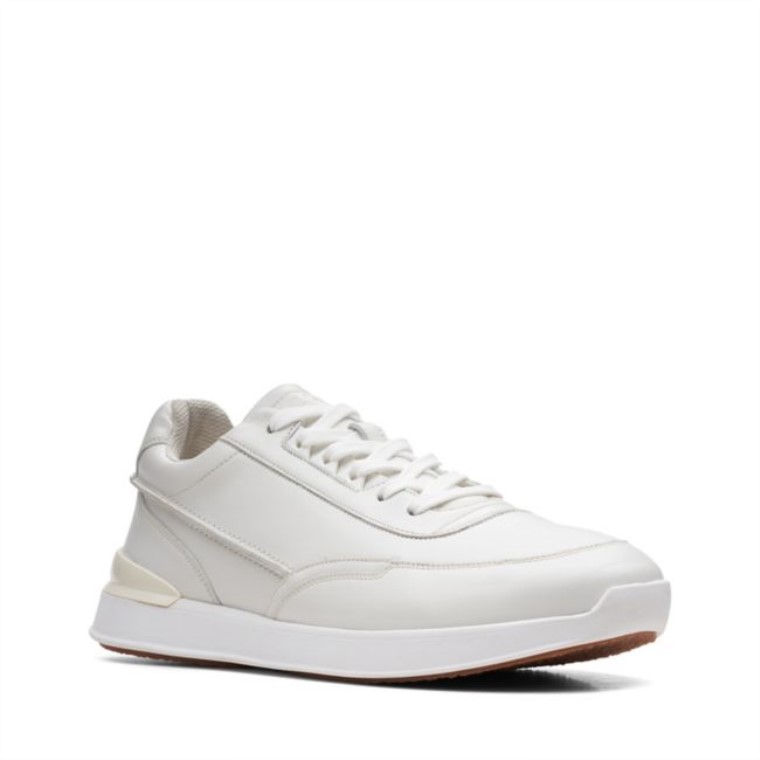 Race Lite Encaje Cuero Blanco Cuero Blanco Clarks