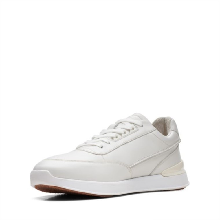 Race Lite Encaje Cuero Blanco Cuero Blanco Clarks
