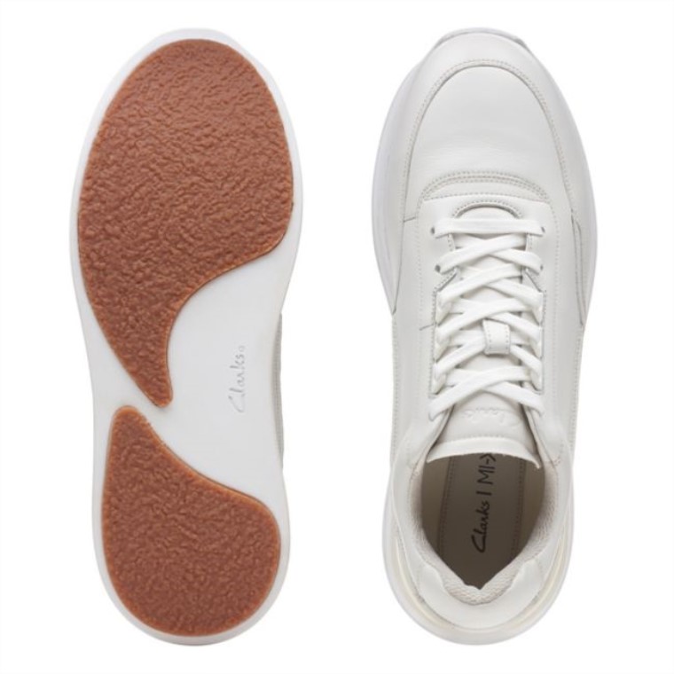 Race Lite Encaje Cuero Blanco Cuero Blanco Clarks