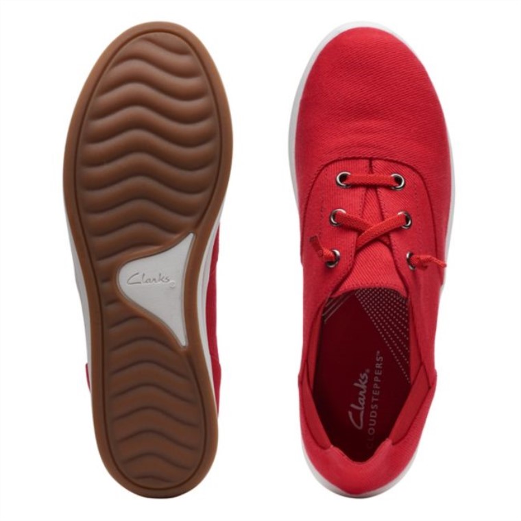 Rojo Clarks Brisa Ave Rojo