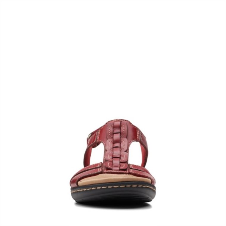 Cuero Rojo Clarks Laurieann Kay Cuero Rojo