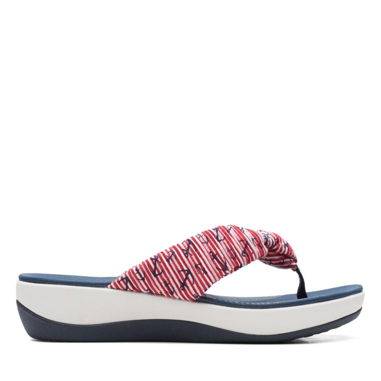 Rojo/blanco/azul Clarks Arla Glison Rojo/blanco/azul