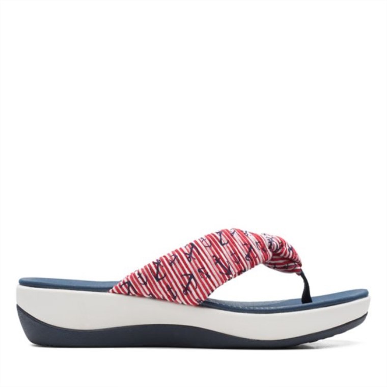 Rojo/blanco/azul Clarks Arla Glison Rojo/blanco/azul