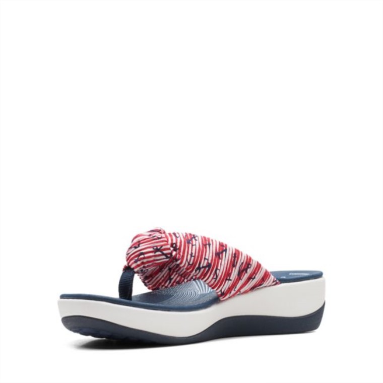 Rojo/blanco/azul Clarks Arla Glison Rojo/blanco/azul