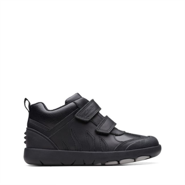 Rex Hop Kid Cuero Negro Clarks Cuero Negro