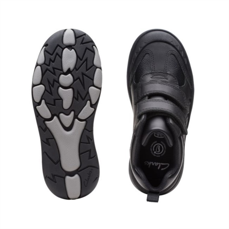 Rex Hop Kid Cuero Negro Clarks Cuero Negro