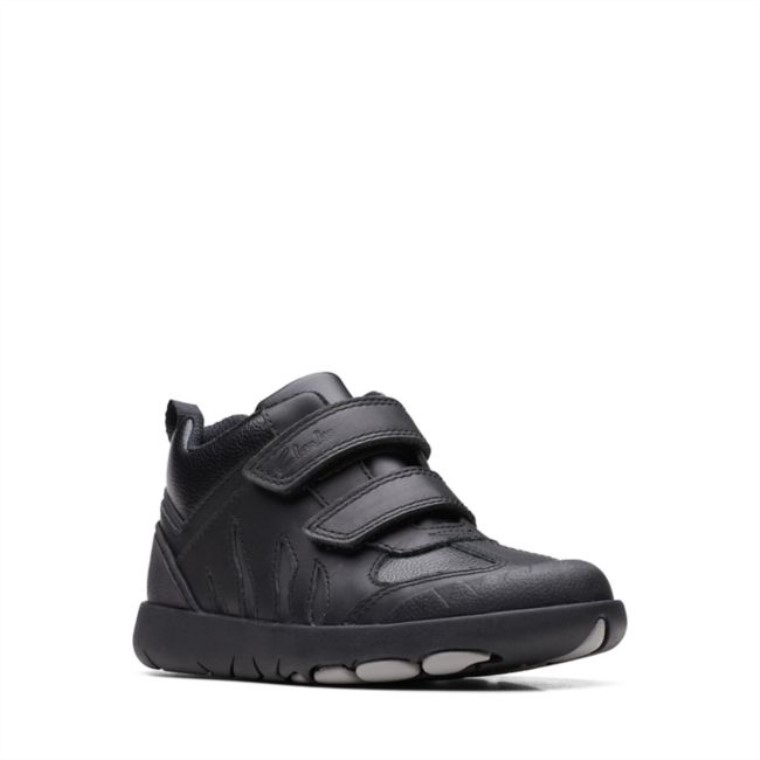 Rex Hop Kid Cuero Negro Clarks Cuero Negro