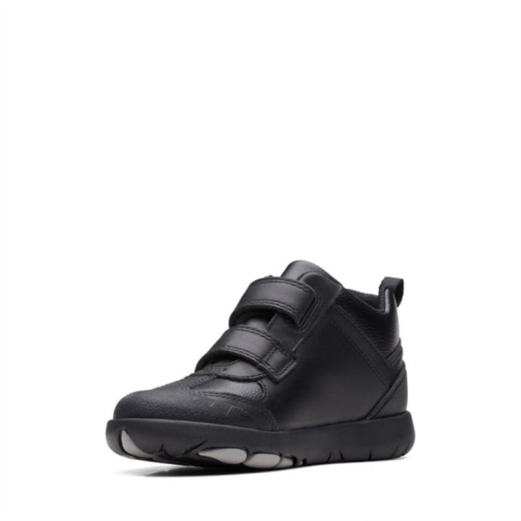 Rex Hop Kid Cuero Negro Clarks Cuero Negro