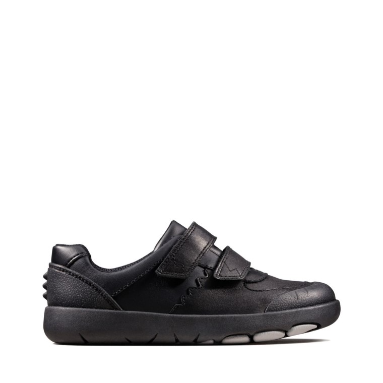 Rex Pace Kid Cuero Negro Clarks Cuero Negro