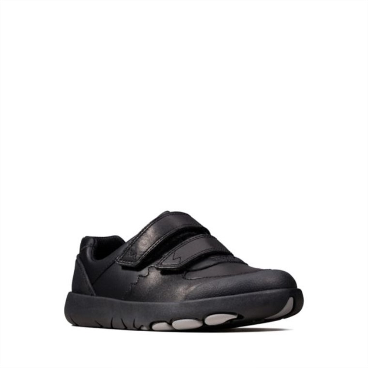 Rex Pace Kid Cuero Negro Clarks Cuero Negro