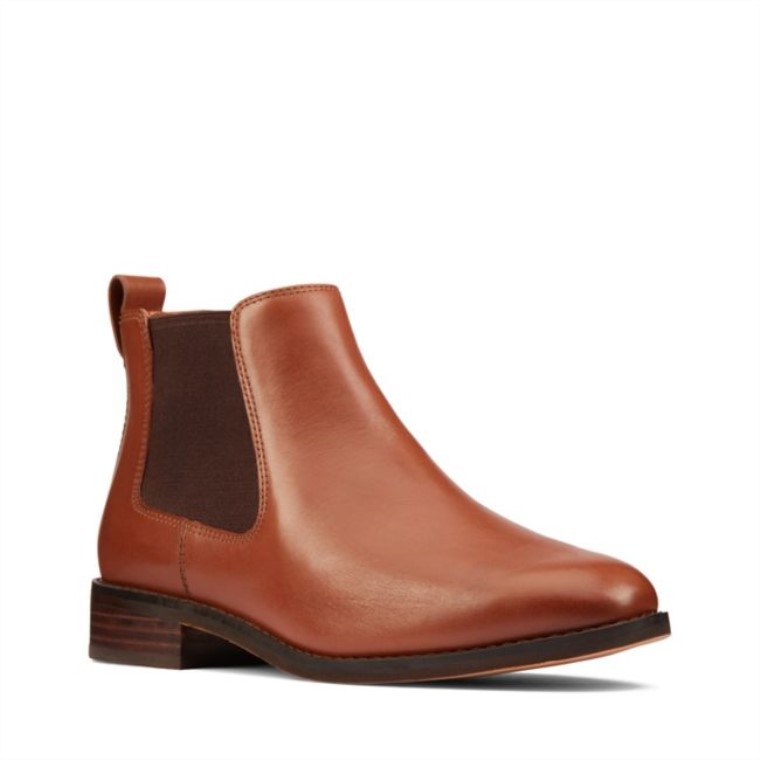 Ria Chelsea Piel Color Canela Clarks Piel Color Canela