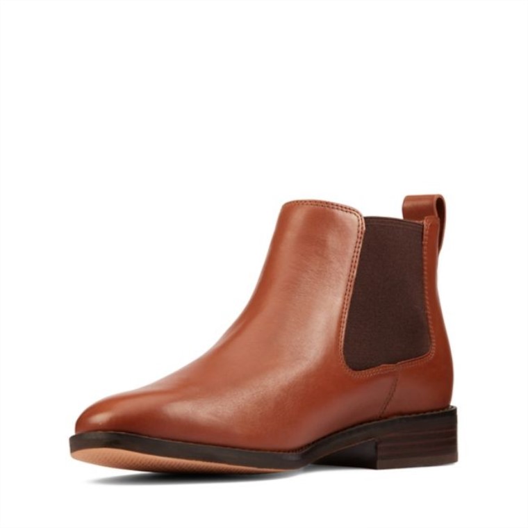 Ria Chelsea Piel Color Canela Clarks Piel Color Canela