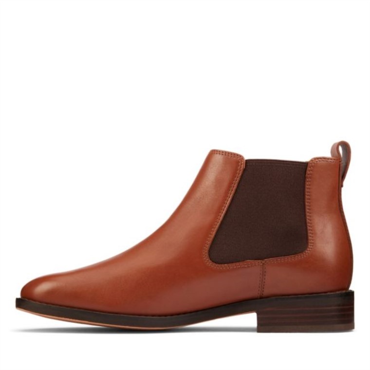Ria Chelsea Piel Color Canela Clarks Piel Color Canela