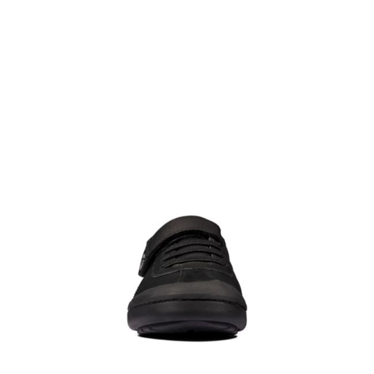 Rock Pass Niño Cuero Negro Clarks Cuero Negro