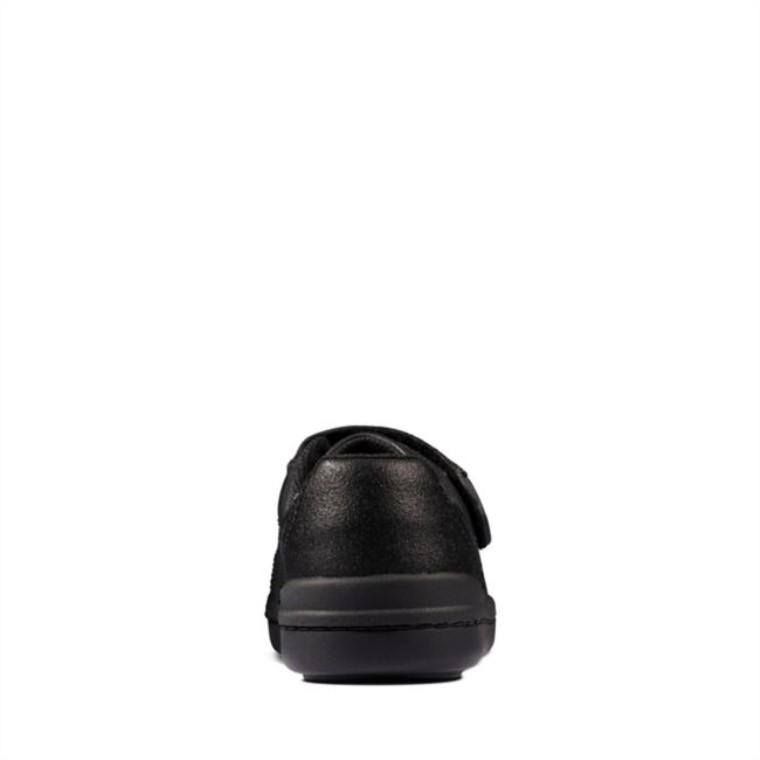 Rock Pass Niño Cuero Negro Clarks Cuero Negro