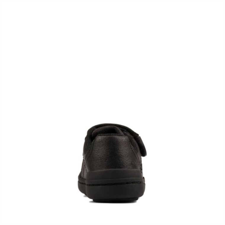 Rock Pass Niño Cuero Negro Clarks Cuero Negro