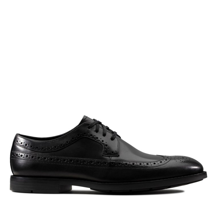 Ronnie Límite Cuero Negro Clarks Cuero Negro