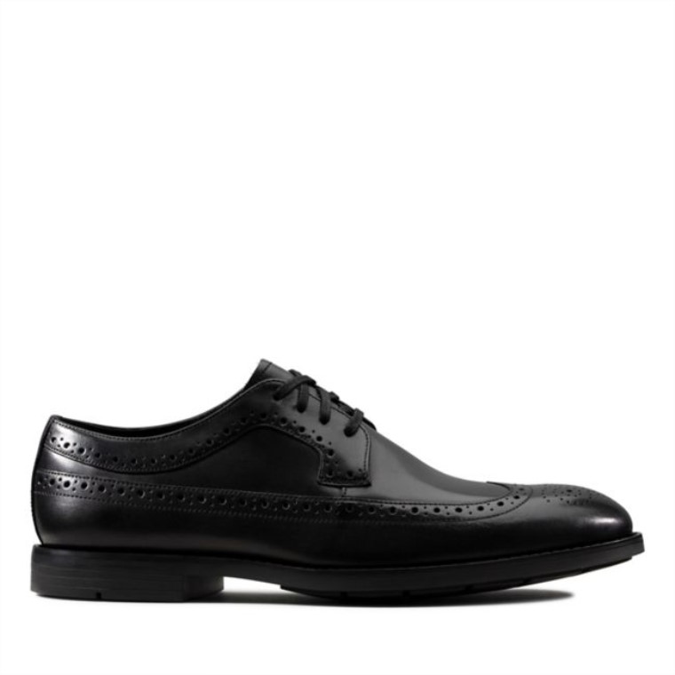 Ronnie Límite Cuero Negro Clarks Cuero Negro