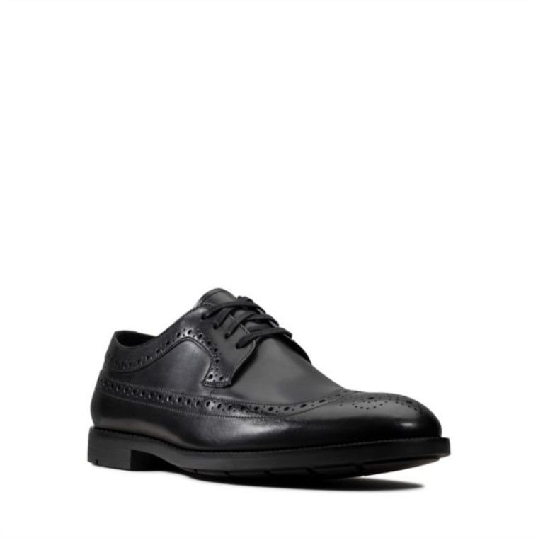 Ronnie Límite Cuero Negro Clarks Cuero Negro