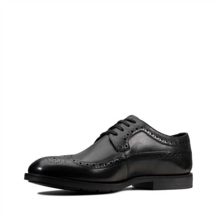 Ronnie Límite Cuero Negro Clarks Cuero Negro