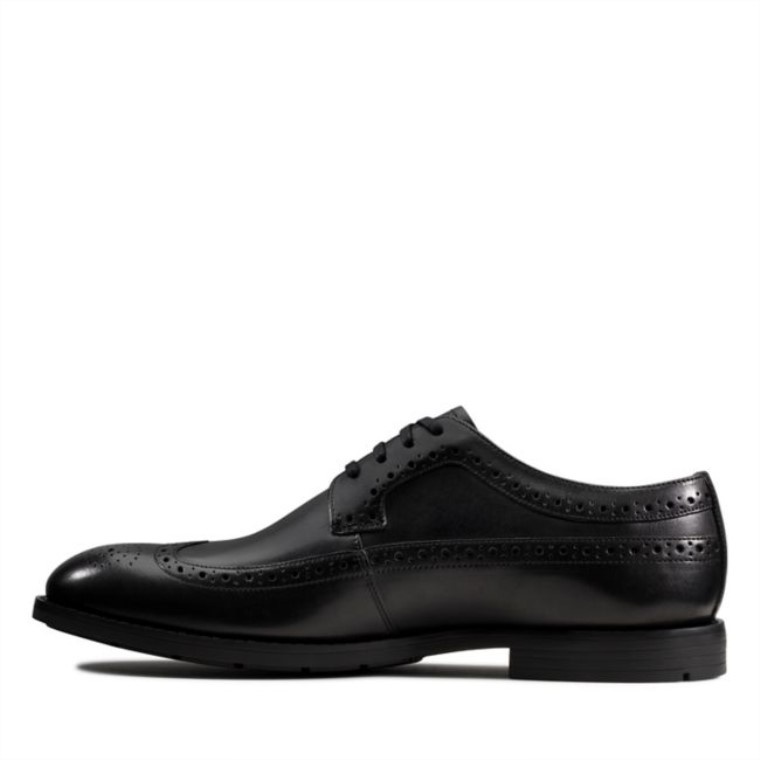 Ronnie Límite Cuero Negro Clarks Cuero Negro