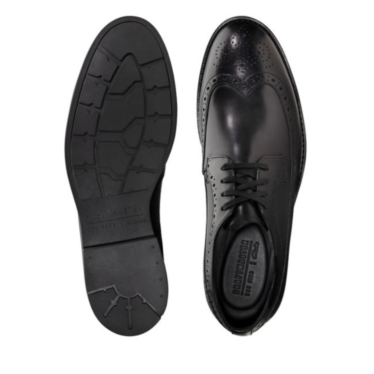 Ronnie Límite Cuero Negro Clarks Cuero Negro