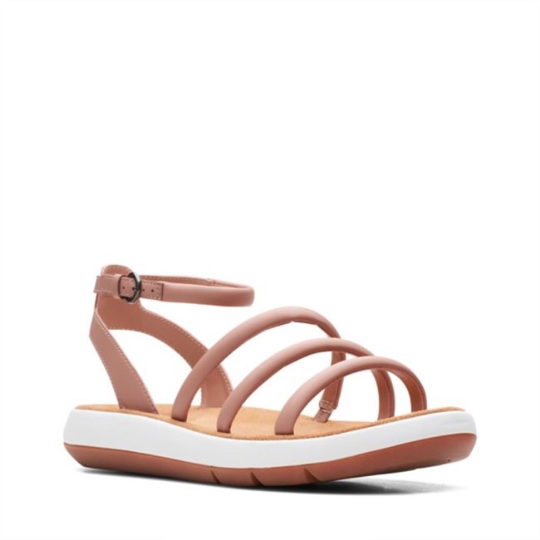 Cuero Rosa Clarks Estilo Jemsa Cuero Rosa