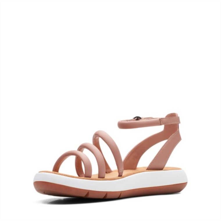 Cuero Rosa Clarks Estilo Jemsa Cuero Rosa