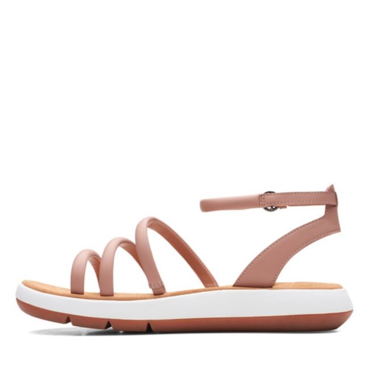 Cuero Rosa Clarks Estilo Jemsa Cuero Rosa