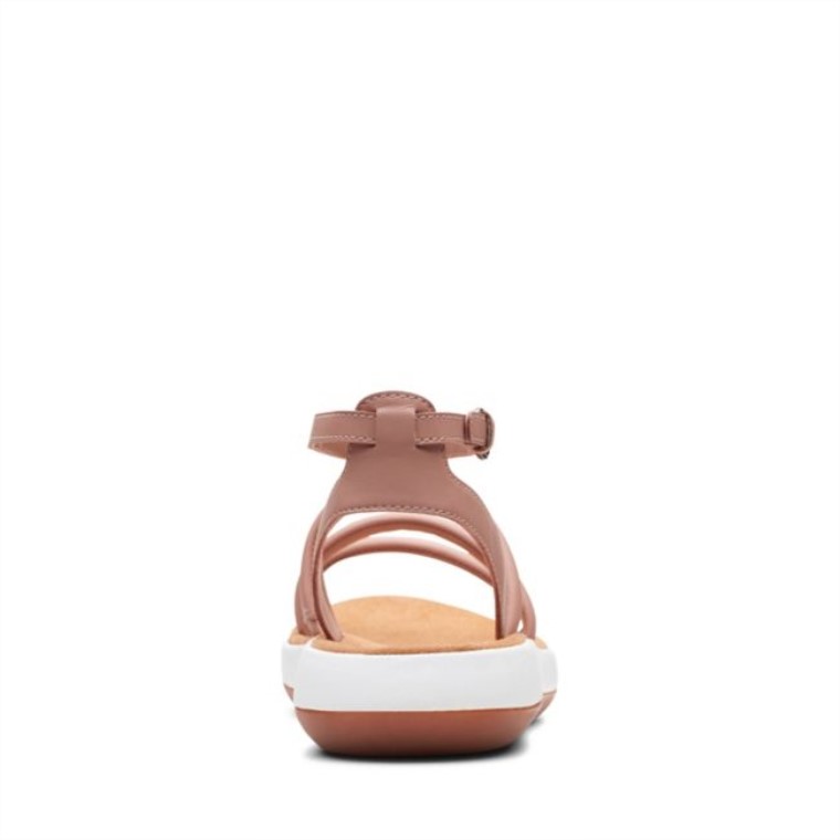 Cuero Rosa Clarks Estilo Jemsa Cuero Rosa