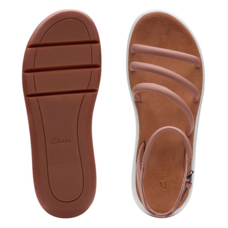 Cuero Rosa Clarks Estilo Jemsa Cuero Rosa