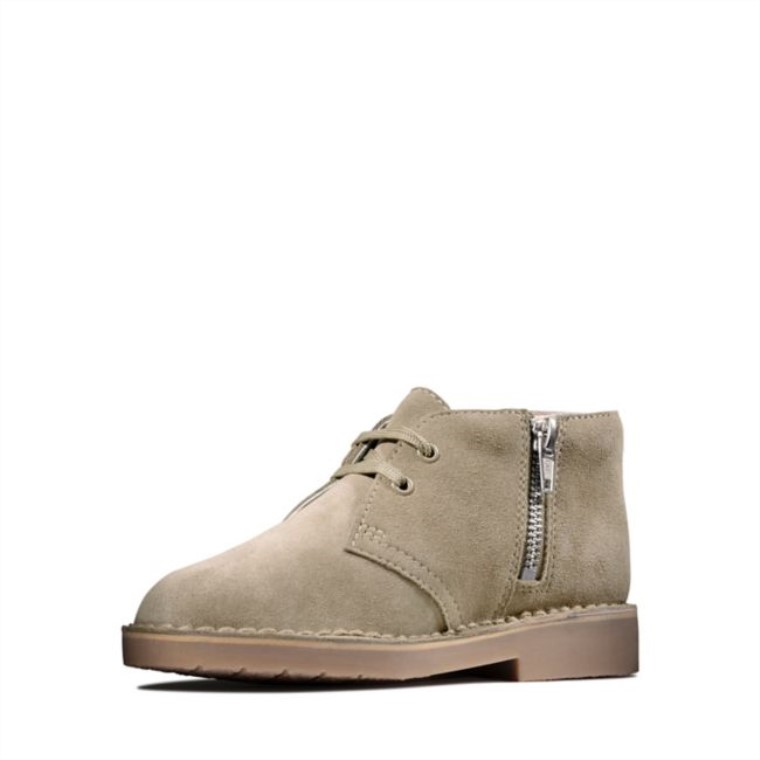 Bota Desert 2 Niño Sand Suede Clarks Sand Suede
