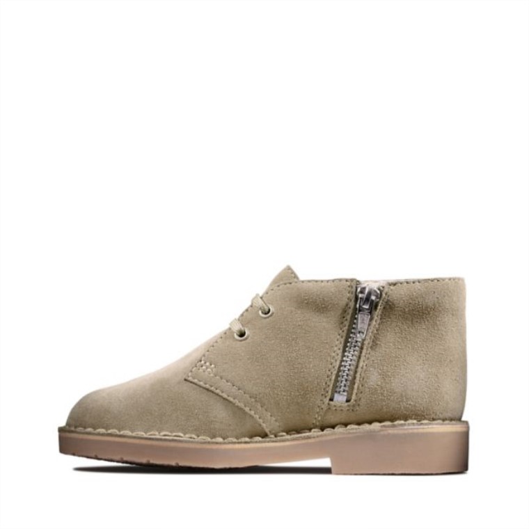 Bota Desert 2 Niño Sand Suede Clarks Sand Suede