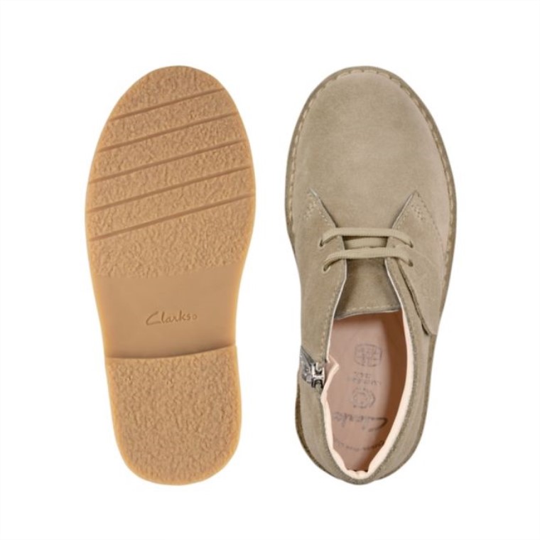 Bota Desert 2 Niño Sand Suede Clarks Sand Suede