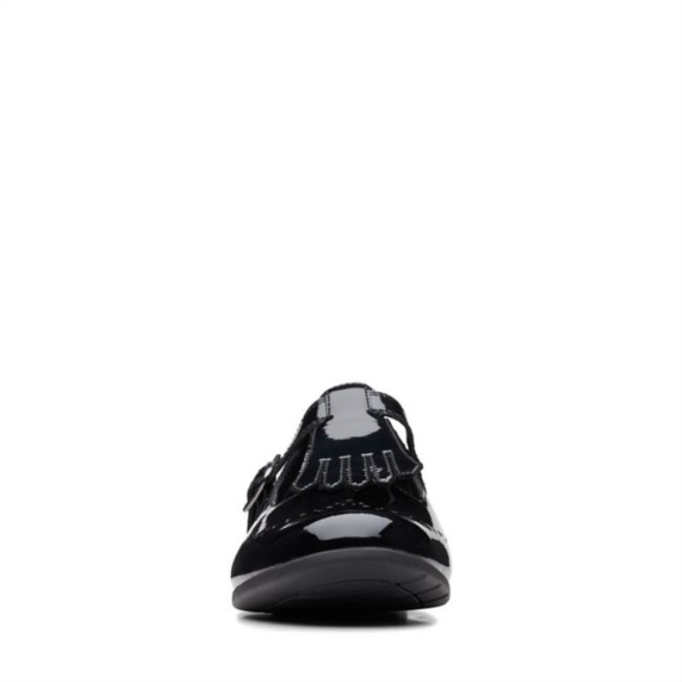 Scala Adolescente Juventud Charol Negro Clarks Charol Negro