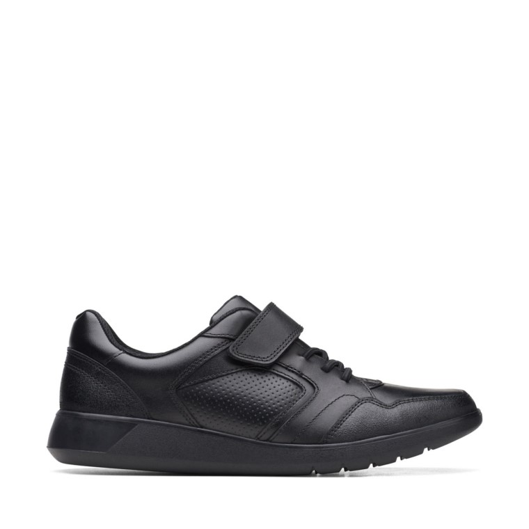 Scape Bright Juvenil Cuero Negro Cuero Negro Clarks