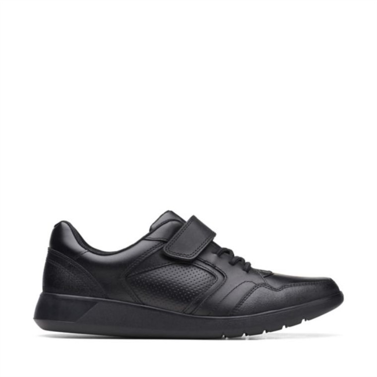 Scape Bright Juvenil Cuero Negro Cuero Negro Clarks