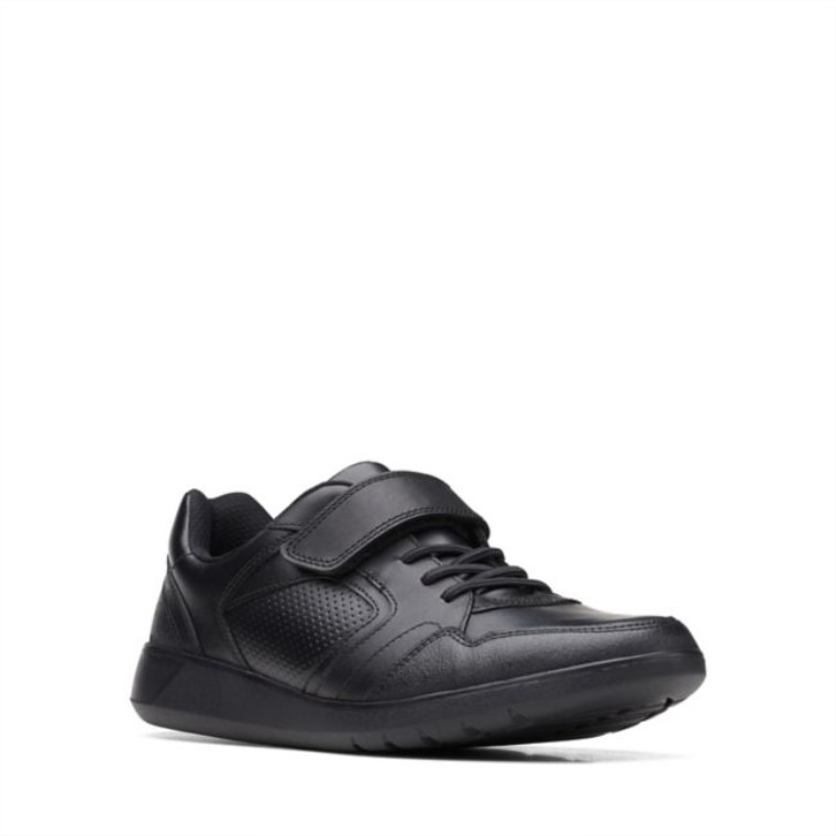 Scape Bright Juvenil Cuero Negro Cuero Negro Clarks