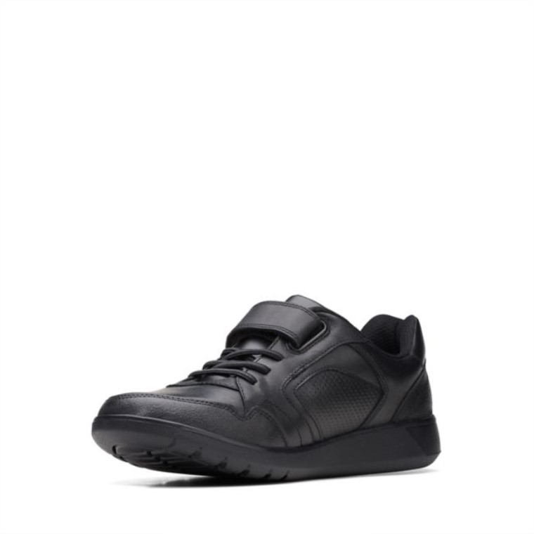 Scape Bright Juvenil Cuero Negro Cuero Negro Clarks