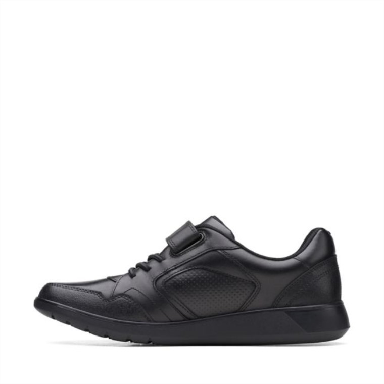 Scape Bright Juvenil Cuero Negro Cuero Negro Clarks