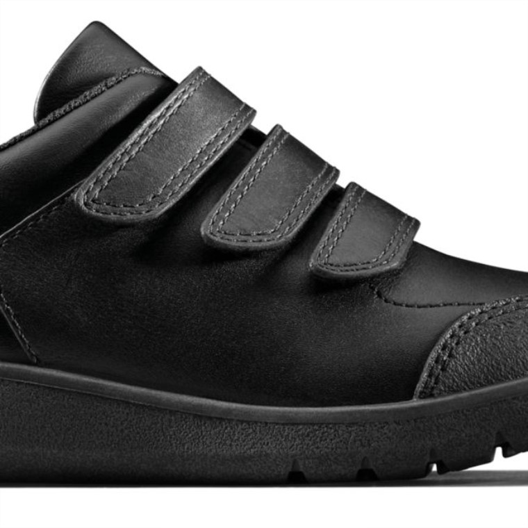 Scape Sky Juvenil Cuero Negro Clarks Cuero Negro