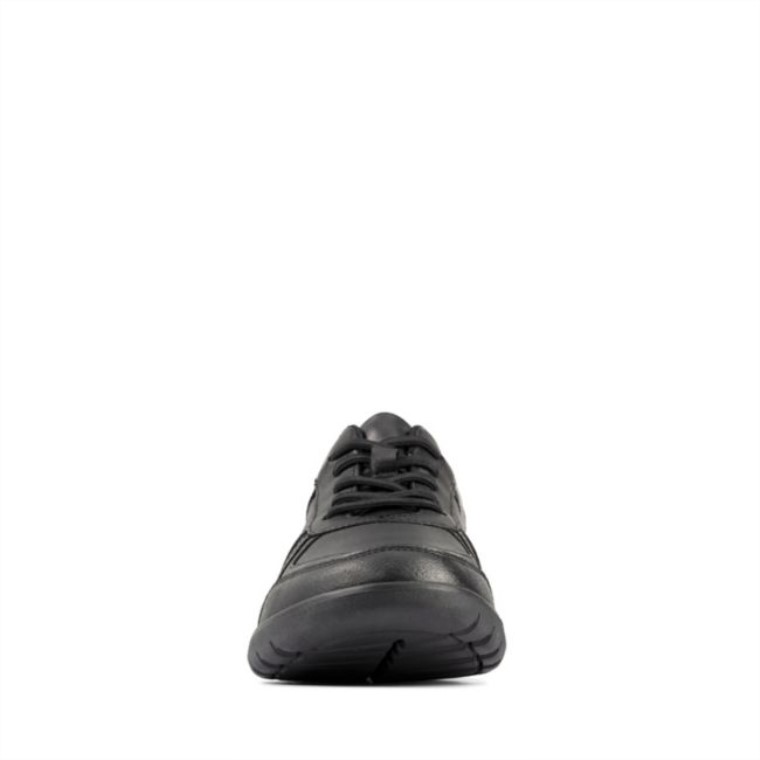 Scape Track Juvenil Cuero Negro Clarks Cuero Negro