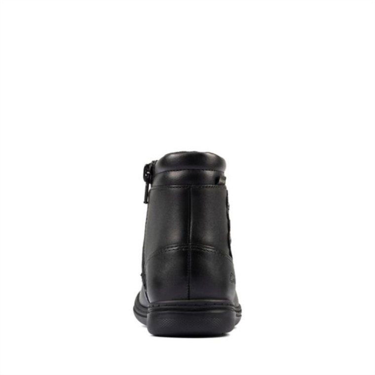 Scooter Go Gore-tex Niño Cuero Negro Cuero Negro Clarks