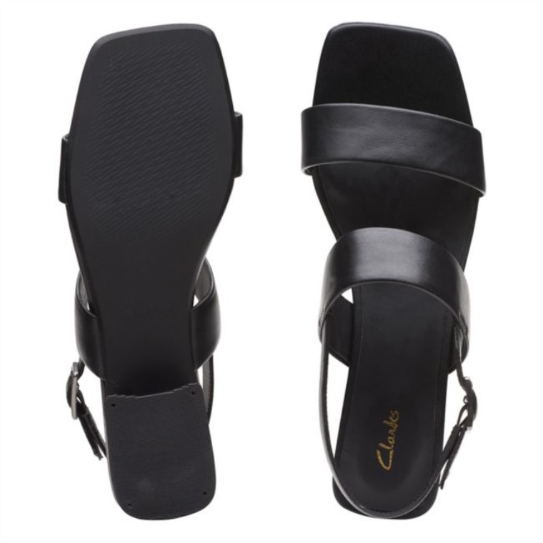 Seren25 Correa Cuero Negro Cuero Negro Clarks