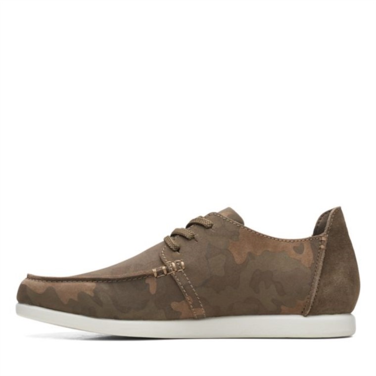 Shacre Lite Bajo Camuflaje Verde Clarks Camuflaje Verde