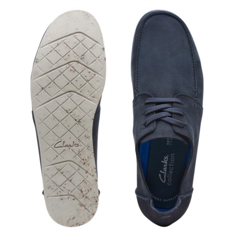 Shacre Lite Low Azul Marino Nubuck Azul Marino Nubuck Clarks
