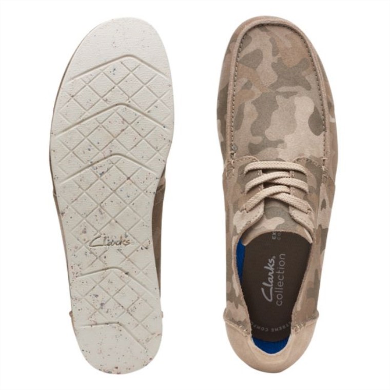 Shacre Lite Bajo Camo Arena Clarks Camo Arena