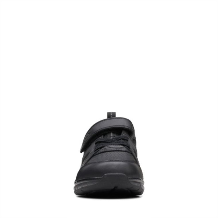 Spark Beam Niño Cuero Negro Cuero Negro Clarks