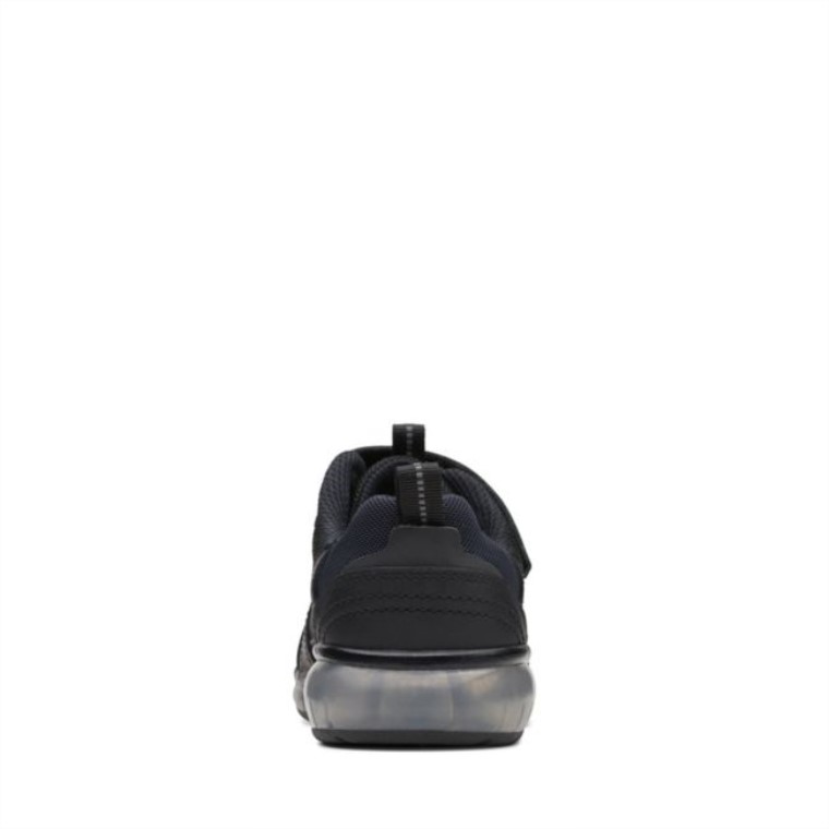 Spark Beam Niño Cuero Negro Cuero Negro Clarks